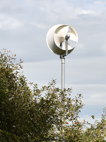 Windturbine op landbouw